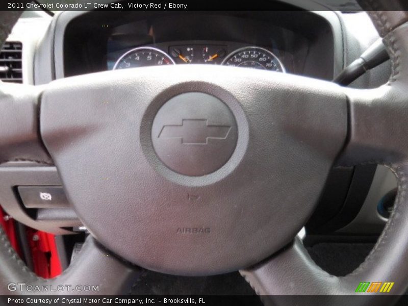 Victory Red / Ebony 2011 Chevrolet Colorado LT Crew Cab