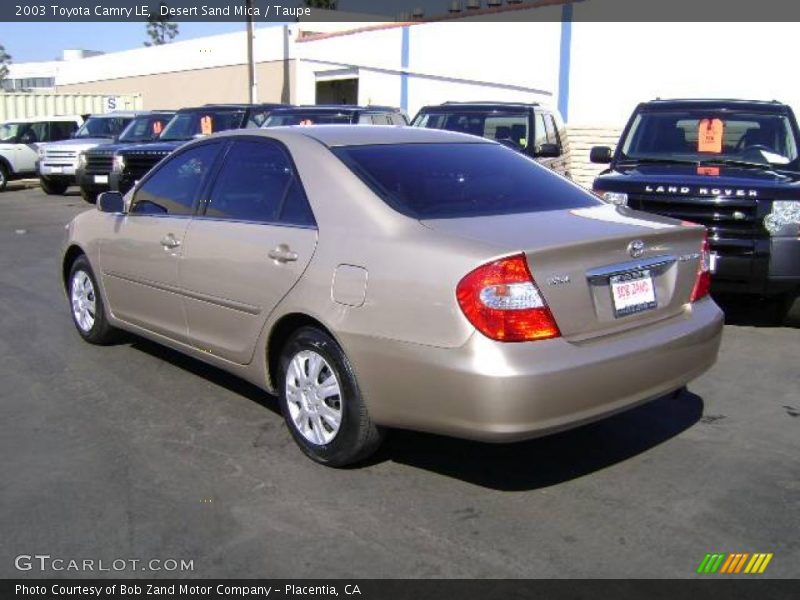 Desert Sand Mica / Taupe 2003 Toyota Camry LE