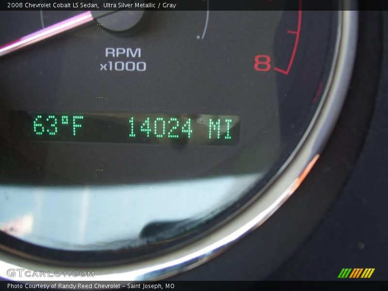 Ultra Silver Metallic / Gray 2008 Chevrolet Cobalt LS Sedan