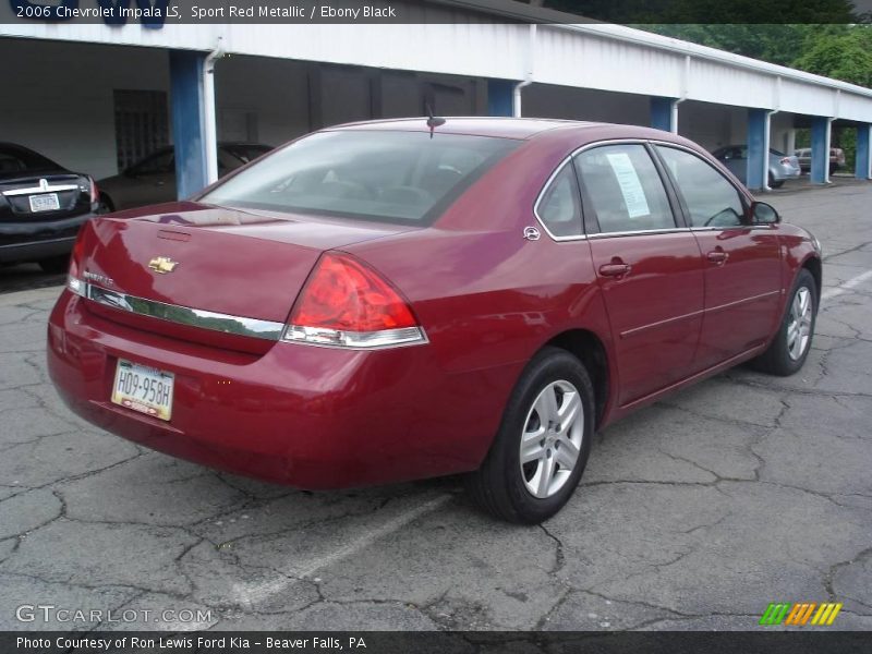 Sport Red Metallic / Ebony Black 2006 Chevrolet Impala LS