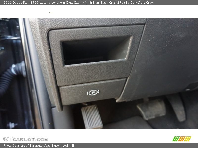 Brilliant Black Crystal Pearl / Dark Slate Gray 2011 Dodge Ram 1500 Laramie Longhorn Crew Cab 4x4