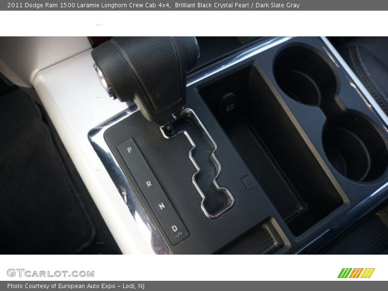 Brilliant Black Crystal Pearl / Dark Slate Gray 2011 Dodge Ram 1500 Laramie Longhorn Crew Cab 4x4