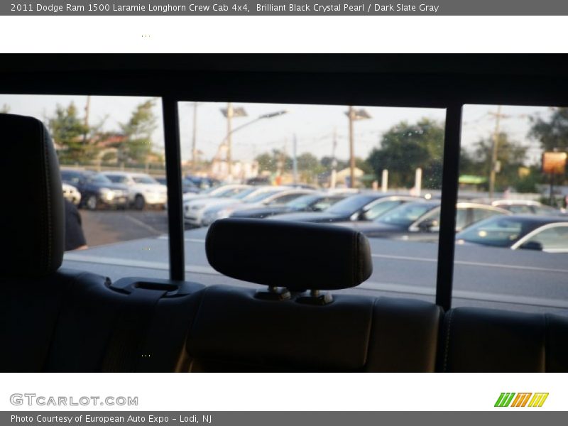 Brilliant Black Crystal Pearl / Dark Slate Gray 2011 Dodge Ram 1500 Laramie Longhorn Crew Cab 4x4