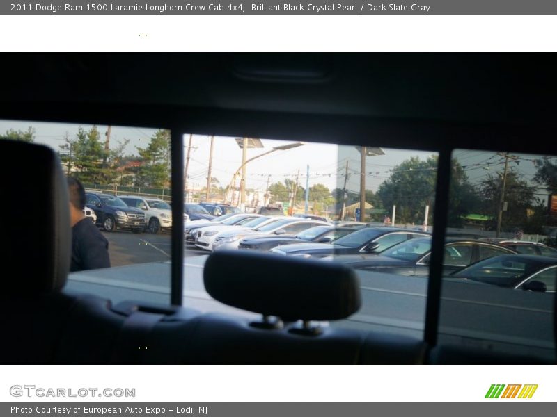 Brilliant Black Crystal Pearl / Dark Slate Gray 2011 Dodge Ram 1500 Laramie Longhorn Crew Cab 4x4