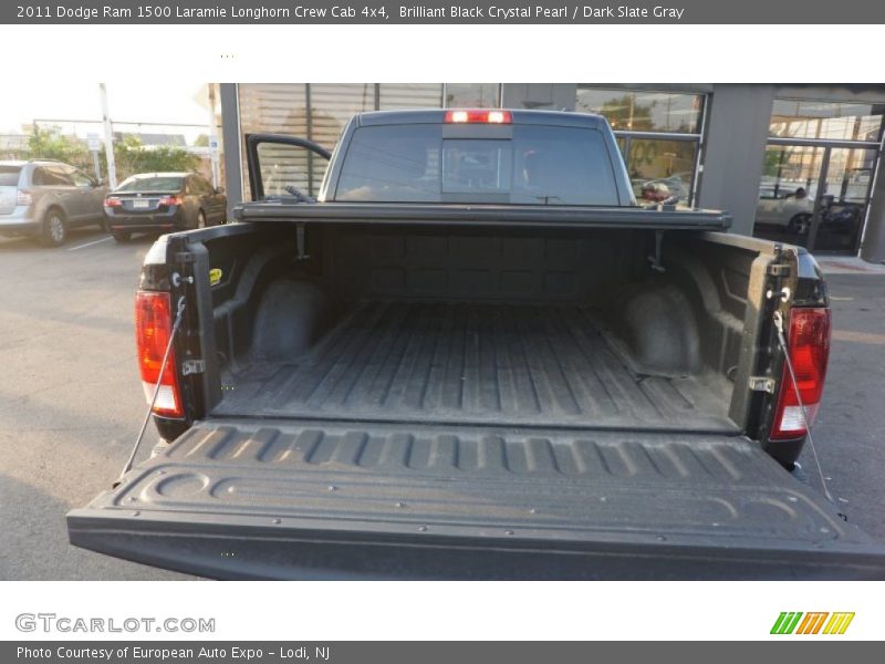 Brilliant Black Crystal Pearl / Dark Slate Gray 2011 Dodge Ram 1500 Laramie Longhorn Crew Cab 4x4