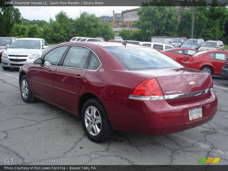 Sport Red Metallic / Ebony Black 2006 Chevrolet Impala LS