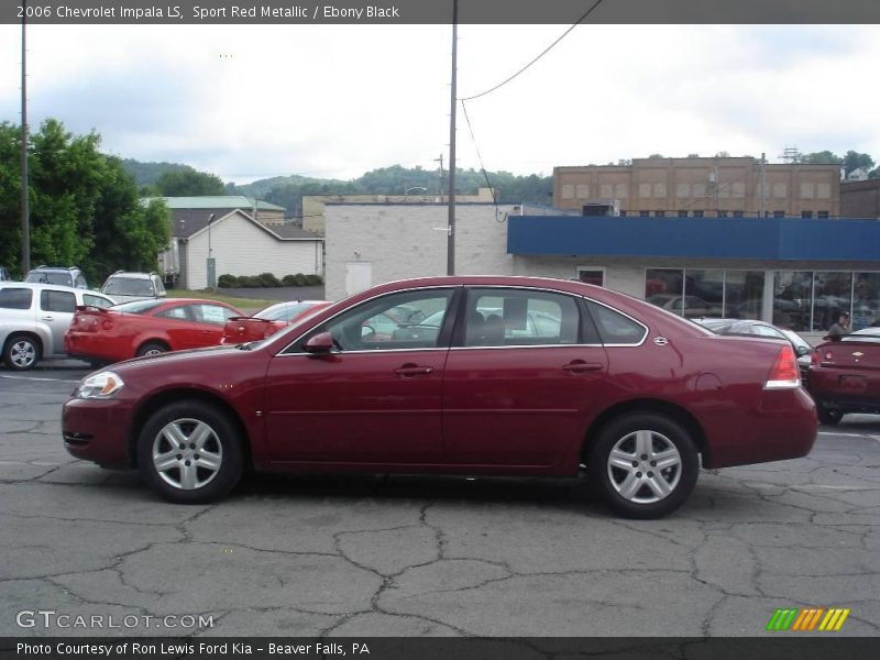 Sport Red Metallic / Ebony Black 2006 Chevrolet Impala LS