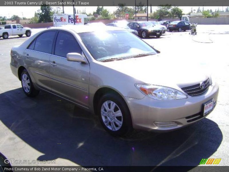 Desert Sand Mica / Taupe 2003 Toyota Camry LE