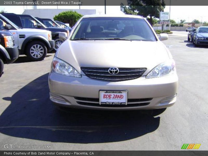 Desert Sand Mica / Taupe 2003 Toyota Camry LE