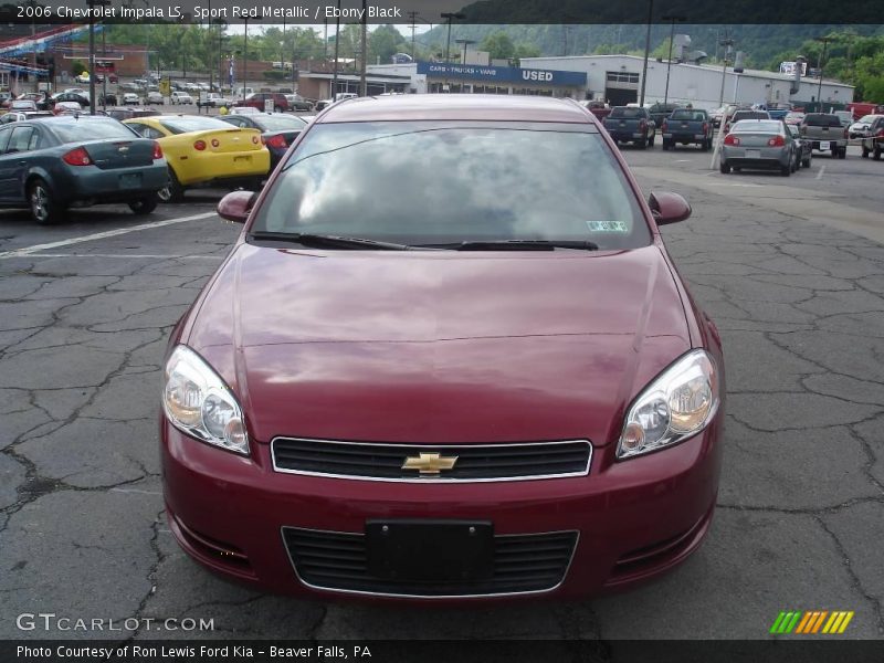 Sport Red Metallic / Ebony Black 2006 Chevrolet Impala LS