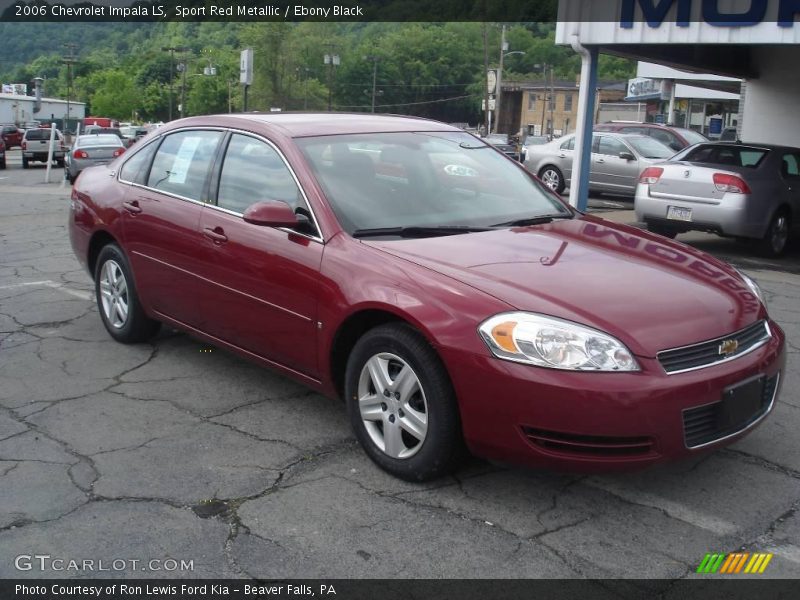 Sport Red Metallic / Ebony Black 2006 Chevrolet Impala LS