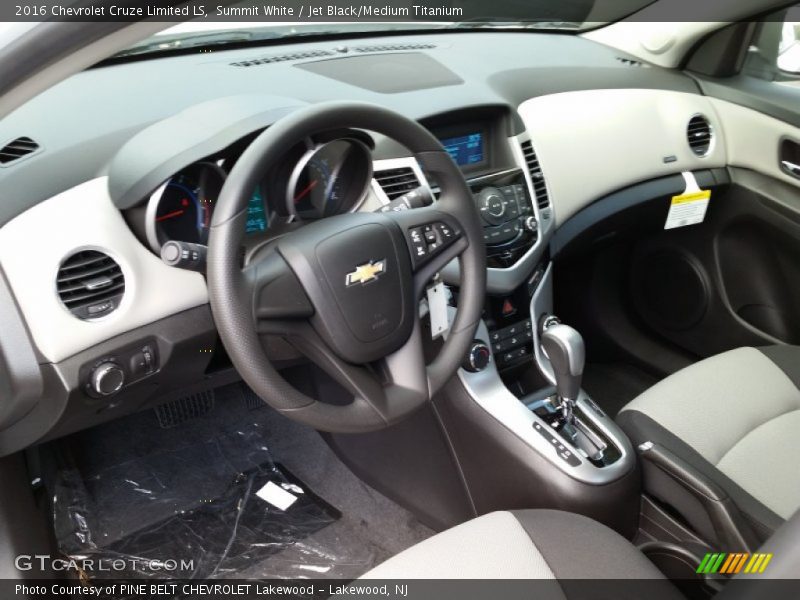 Summit White / Jet Black/Medium Titanium 2016 Chevrolet Cruze Limited LS