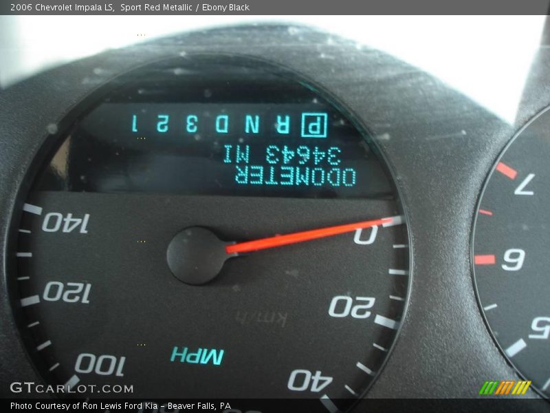 Sport Red Metallic / Ebony Black 2006 Chevrolet Impala LS