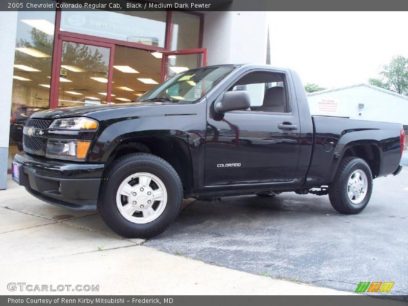 Black / Medium Dark Pewter 2005 Chevrolet Colorado Regular Cab