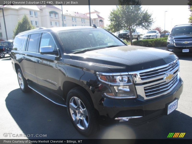 Black / Jet Black 2016 Chevrolet Suburban LTZ 4WD