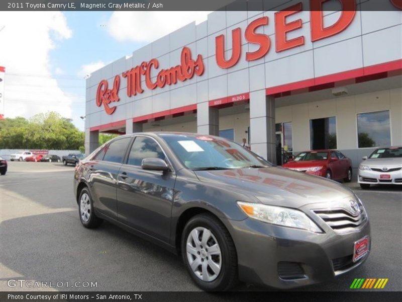 Magnetic Gray Metallic / Ash 2011 Toyota Camry LE