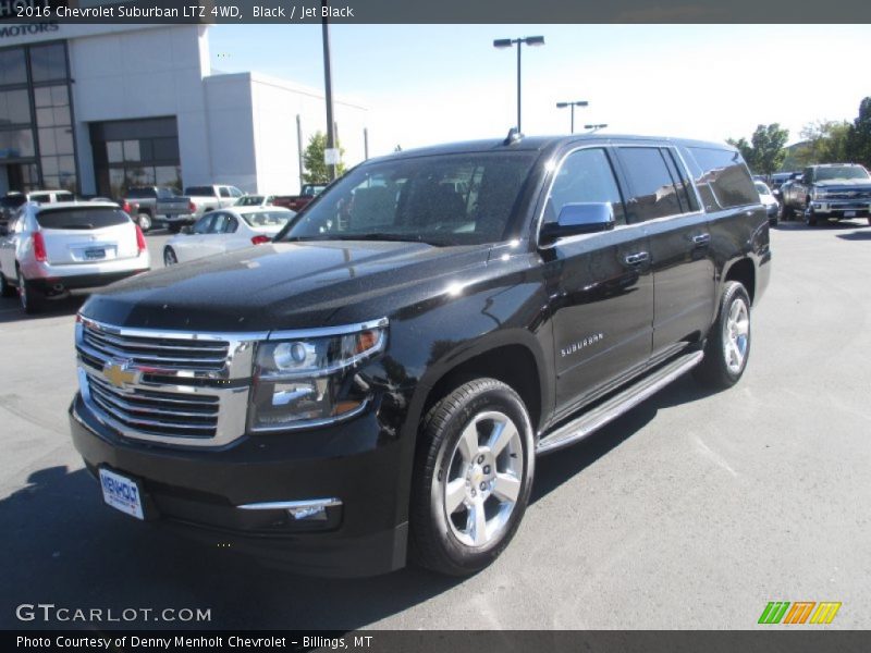 Black / Jet Black 2016 Chevrolet Suburban LTZ 4WD