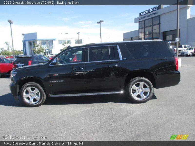 Black / Jet Black 2016 Chevrolet Suburban LTZ 4WD