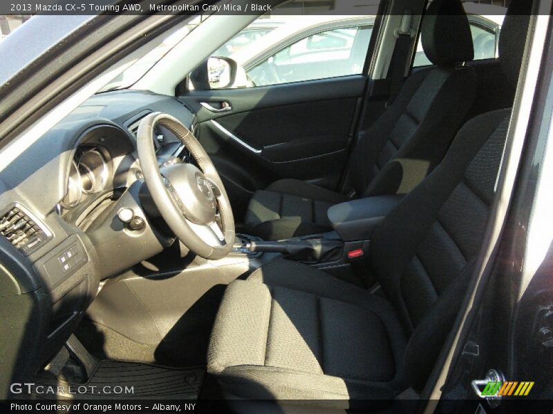 Metropolitan Gray Mica / Black 2013 Mazda CX-5 Touring AWD
