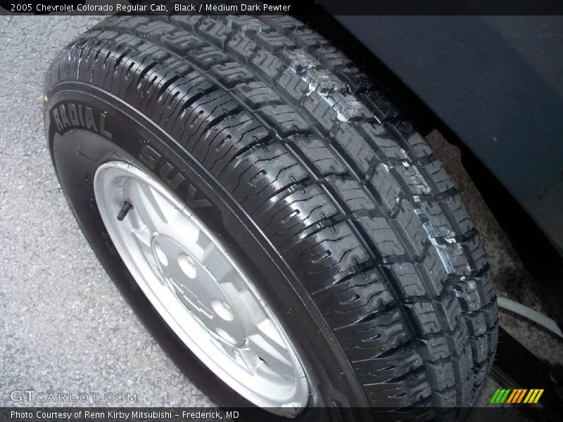 Black / Medium Dark Pewter 2005 Chevrolet Colorado Regular Cab
