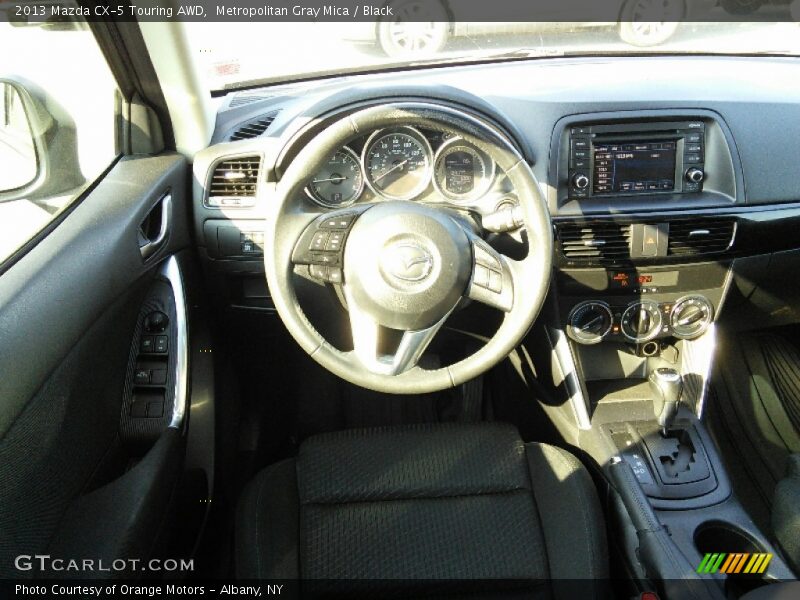 Metropolitan Gray Mica / Black 2013 Mazda CX-5 Touring AWD