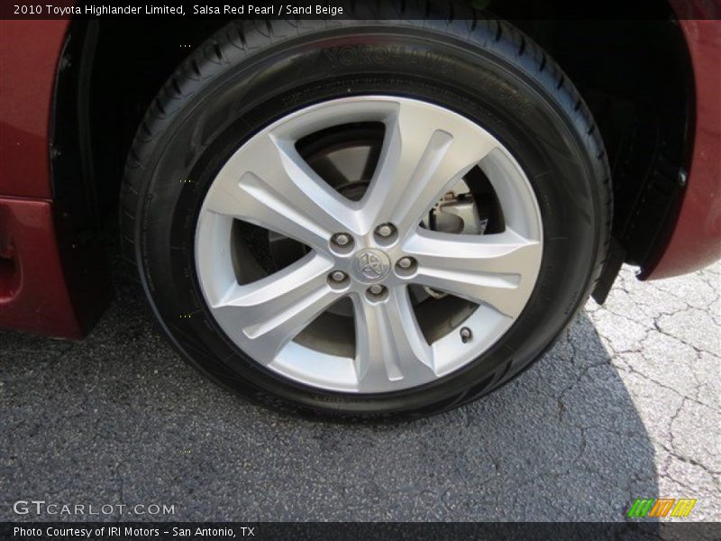 Salsa Red Pearl / Sand Beige 2010 Toyota Highlander Limited