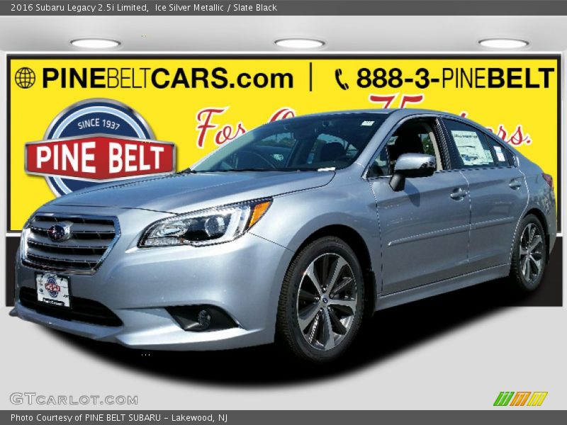 Ice Silver Metallic / Slate Black 2016 Subaru Legacy 2.5i Limited