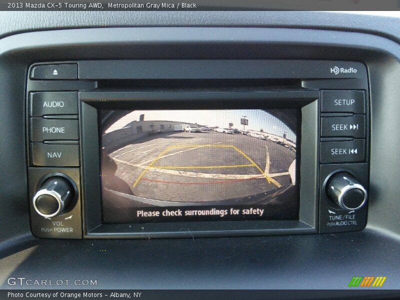 Metropolitan Gray Mica / Black 2013 Mazda CX-5 Touring AWD
