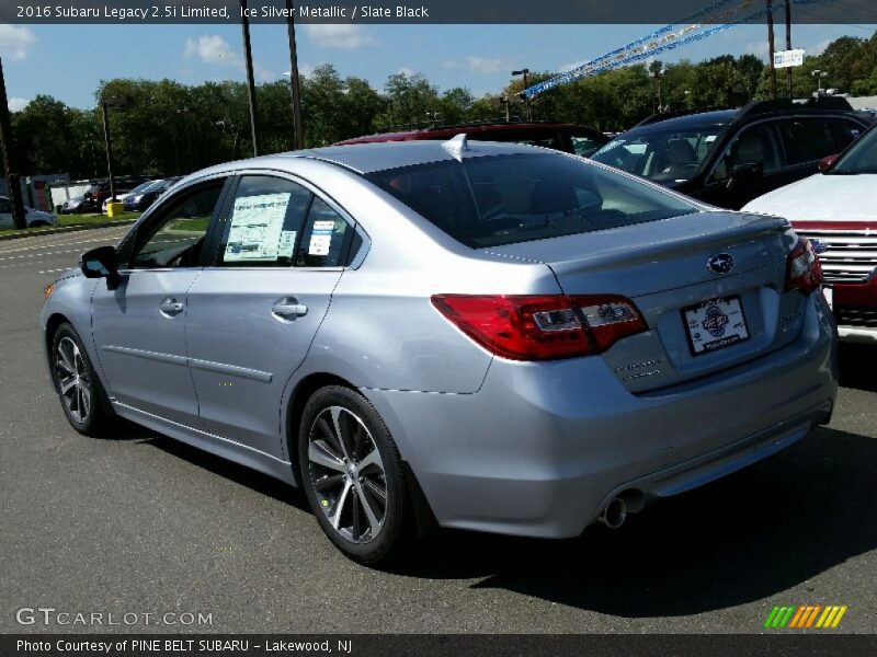 Ice Silver Metallic / Slate Black 2016 Subaru Legacy 2.5i Limited