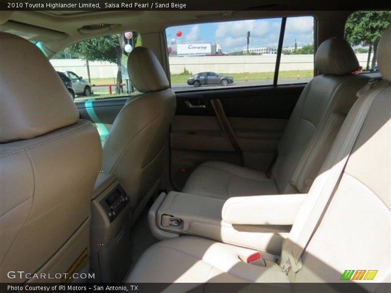 Salsa Red Pearl / Sand Beige 2010 Toyota Highlander Limited