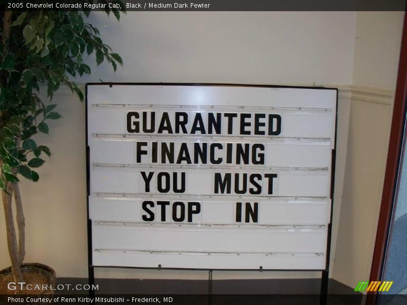 Black / Medium Dark Pewter 2005 Chevrolet Colorado Regular Cab