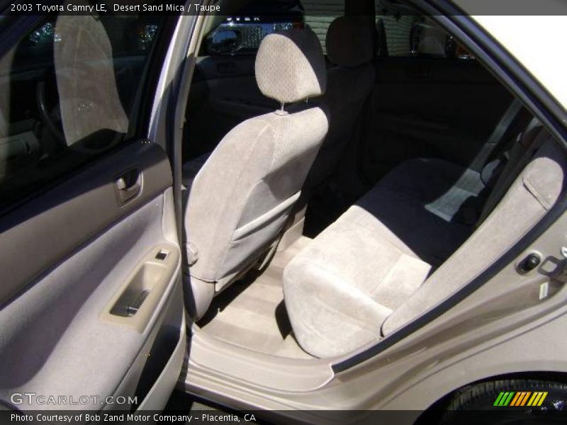 Desert Sand Mica / Taupe 2003 Toyota Camry LE