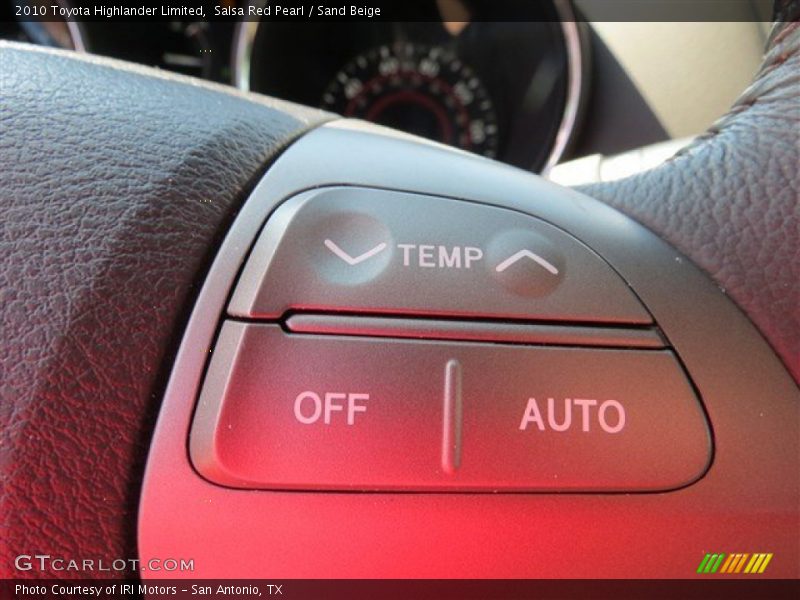 Salsa Red Pearl / Sand Beige 2010 Toyota Highlander Limited