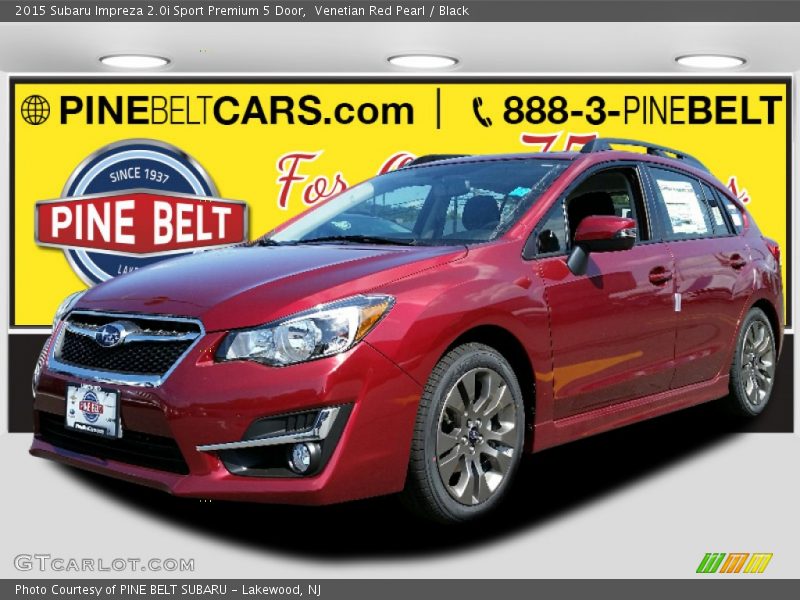 Venetian Red Pearl / Black 2015 Subaru Impreza 2.0i Sport Premium 5 Door