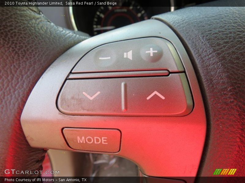 Salsa Red Pearl / Sand Beige 2010 Toyota Highlander Limited