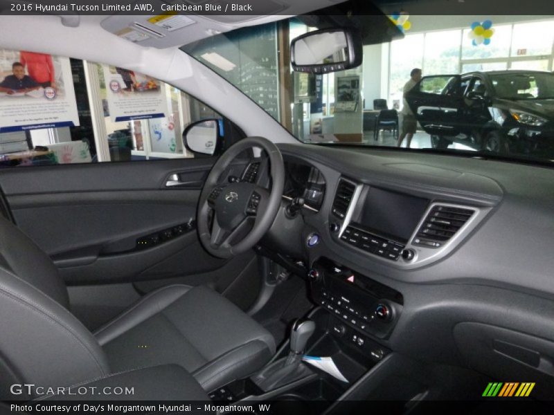 Caribbean Blue / Black 2016 Hyundai Tucson Limited AWD