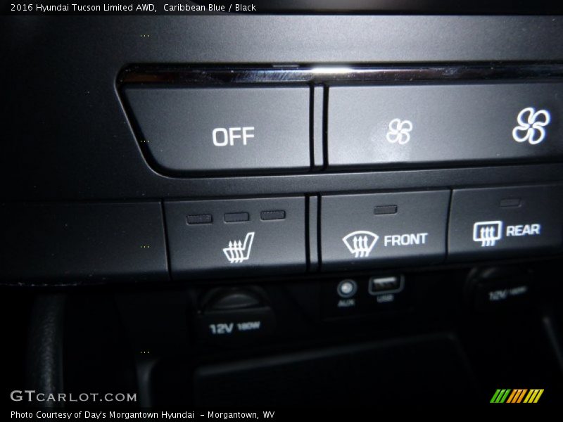 Controls of 2016 Tucson Limited AWD