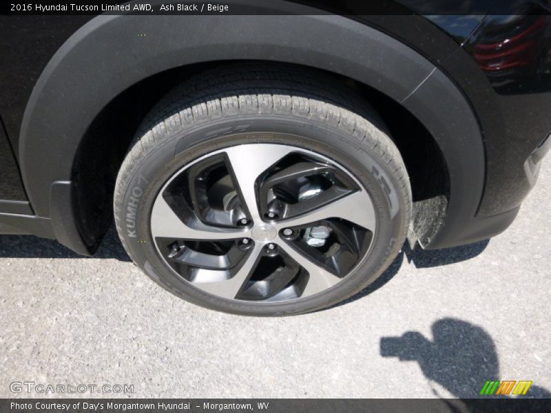 Ash Black / Beige 2016 Hyundai Tucson Limited AWD