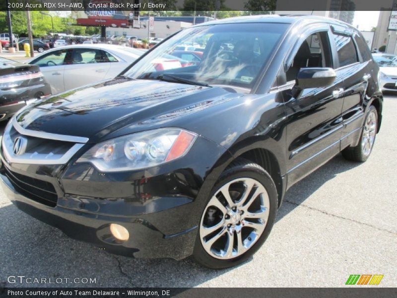 Crystal Black Pearl / Ebony 2009 Acura RDX SH-AWD