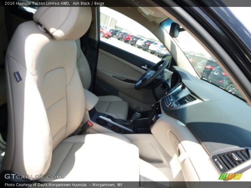 Ash Black / Beige 2016 Hyundai Tucson Limited AWD