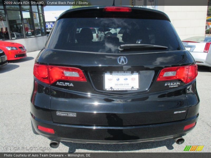 Crystal Black Pearl / Ebony 2009 Acura RDX SH-AWD