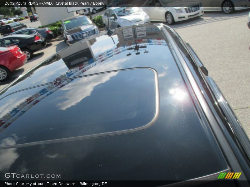 Crystal Black Pearl / Ebony 2009 Acura RDX SH-AWD