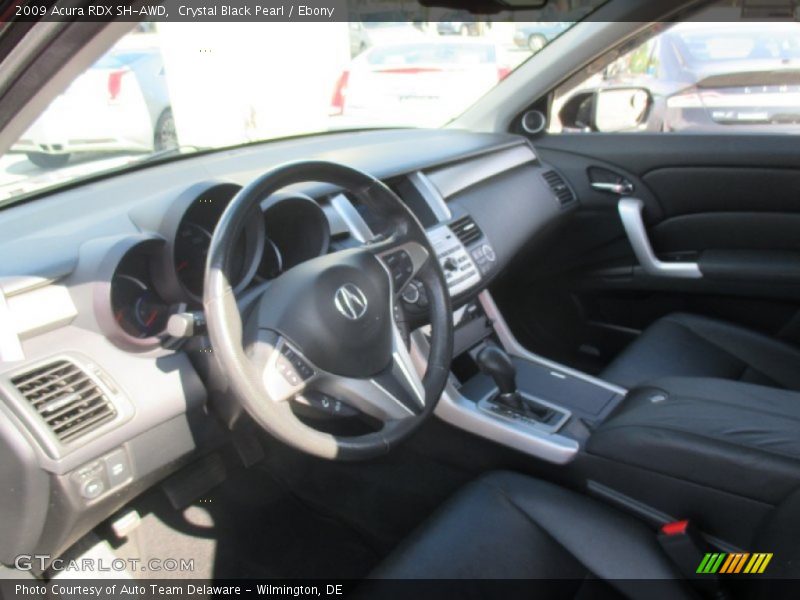 Crystal Black Pearl / Ebony 2009 Acura RDX SH-AWD