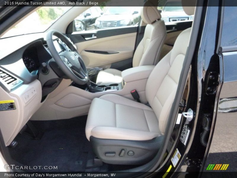 Ash Black / Beige 2016 Hyundai Tucson Limited AWD