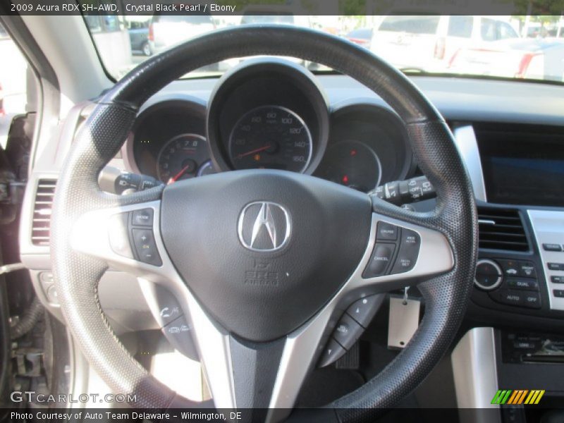 Crystal Black Pearl / Ebony 2009 Acura RDX SH-AWD