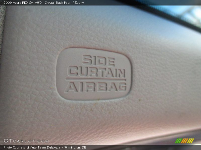 Crystal Black Pearl / Ebony 2009 Acura RDX SH-AWD