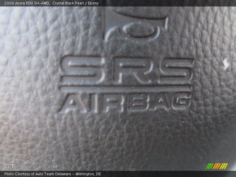 Crystal Black Pearl / Ebony 2009 Acura RDX SH-AWD