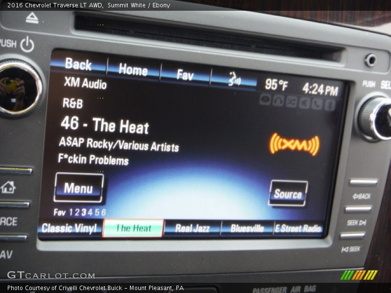 Summit White / Ebony 2016 Chevrolet Traverse LT AWD