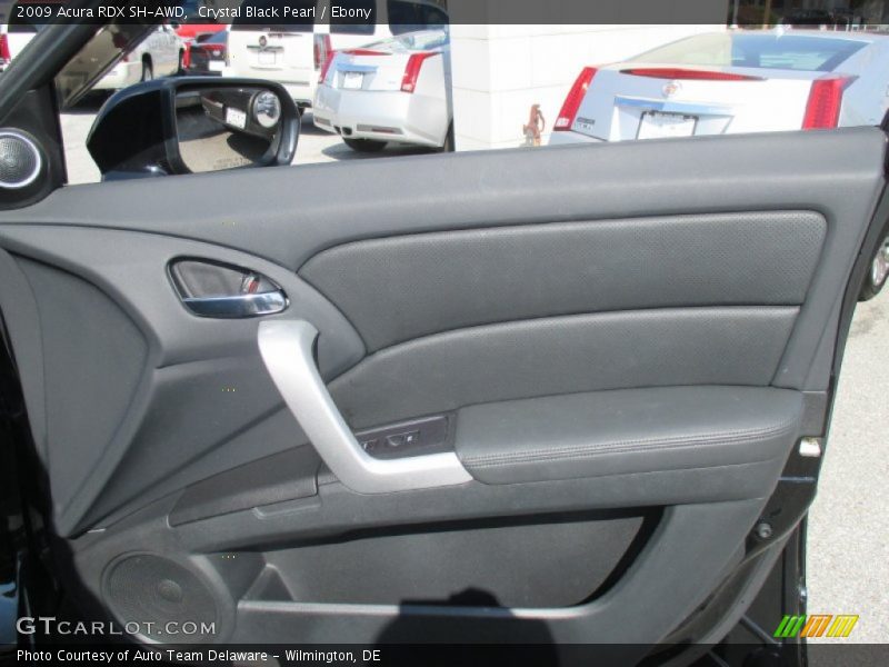 Crystal Black Pearl / Ebony 2009 Acura RDX SH-AWD