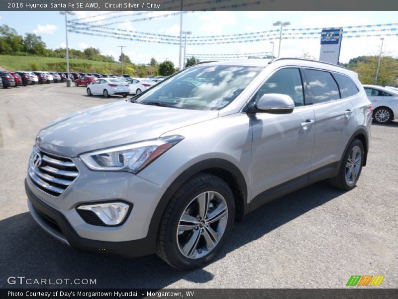 Circuit Silver / Gray 2016 Hyundai Santa Fe SE AWD